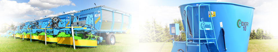 ZAMET силосорезка пасыпатель сіласных ям і насыпаў на вытворчасці сельскагаспадарчых машын фірма ў Польшчы